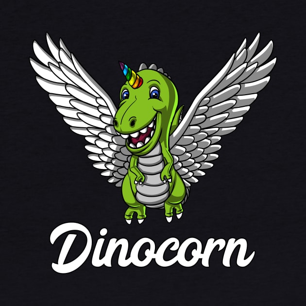 Dinocorn T-Rex Dinosaur Unicorn by underheaven